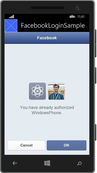 logon to facebook page